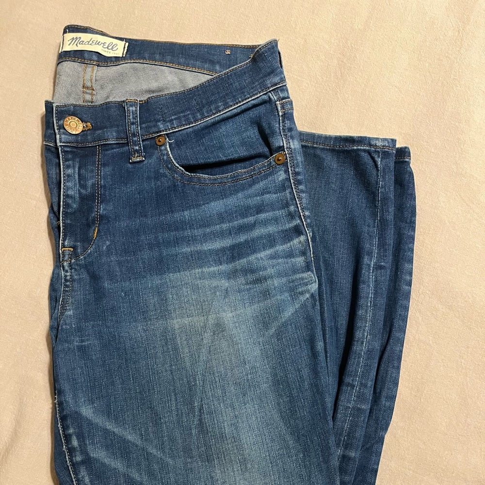 Madewell jeans, skinny skinny cropped size 29